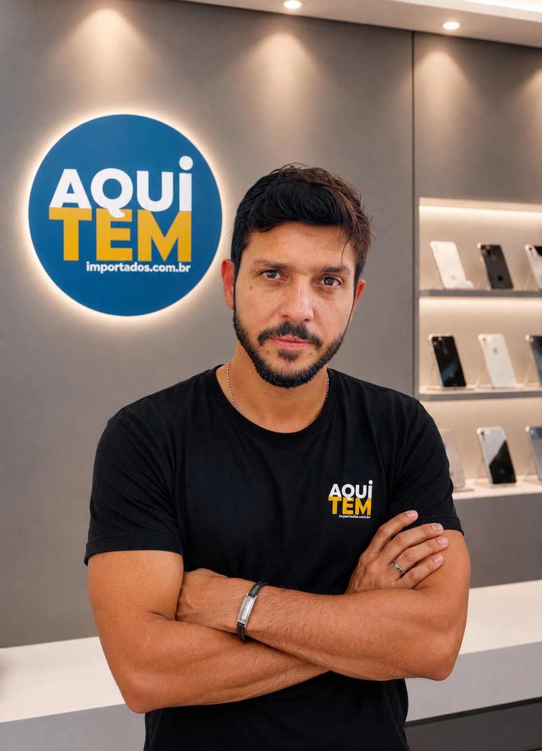 Proprietário da Aqui Tem Importados na loja
